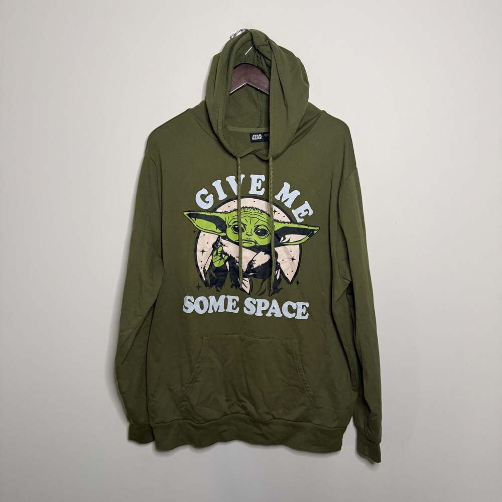 Star Wars The Mandalorian Grogu 'Give Me Some Space' Hoodie Size XLT